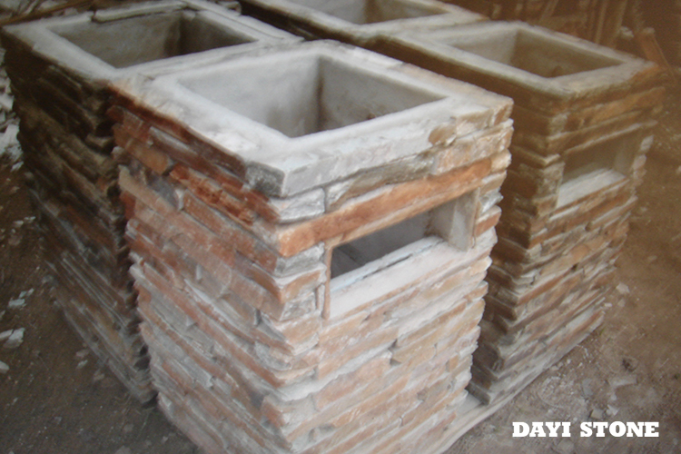 Natural Slate Stone Pillars Concrete Column Mold - Dayi Stone Natural Slate Stone Pillars Concrete Column Mold - Dayi Stone